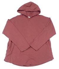 Růžové triko s kapucí Zara