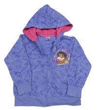 Fialová propínací mikina Encanto s kapucí Disney