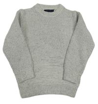 Šedý pletený svetr Next