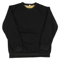 Černá zateplená mikina 