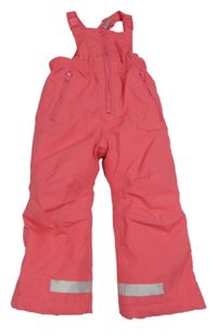 Růžové šusťákové laclové oteplovačky F&F