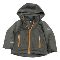 Šedá softshellová bunda s odepínací kapucí McKinley