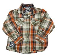 Nové - Barevná kostkovaná košile Tu