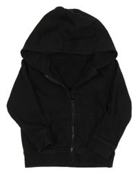 Černá propínací mikina s kapucí George