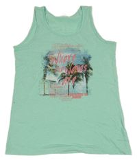 Mátový top s potiskem Pocopiano 