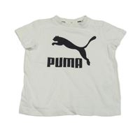 Bílé tričko s logem Puma