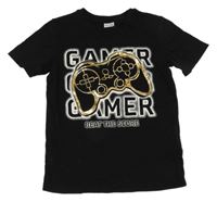 Černé tričko s ovladačem Chapter young