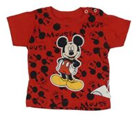 Nové - Červené tričko s Mickeym 