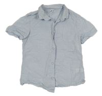 Světlemodro-bílá pruhovaná košile Yigga