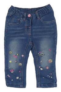 Modré rifle s obrázky Ergee