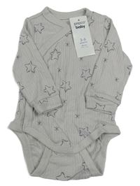Nové - Šedé žebrované zavinovací body Pep&Co