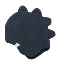 Tmavomodrá pletená čepice s ostny MORI