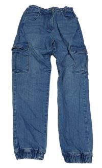 Modré cargo cuff rifle YIGGA