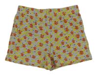 Šedé melírované kraťasy s chobotnicemi Ergee