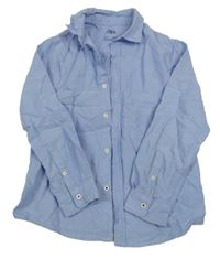 Modrá melírovaná košile ZARA