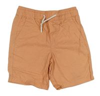 Oranžové plátěné kraťasy Primark