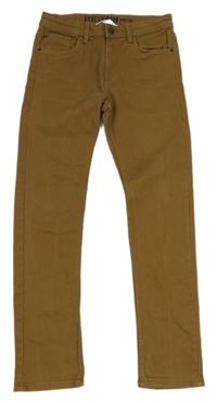 Hnědé skinny fit rifle H&M