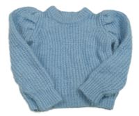 Modrý třpytivý svetr zn. Matalan