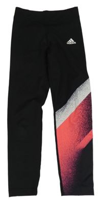 Černé legíny se skvrnami Adidas