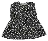 Černé květované šaty Matalan