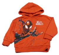 Červená mikina se Spidermanem a kapucí Primark