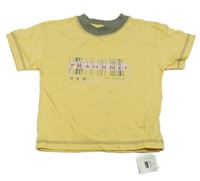 Nové - Žluté tričko s nápisem St. Bernard