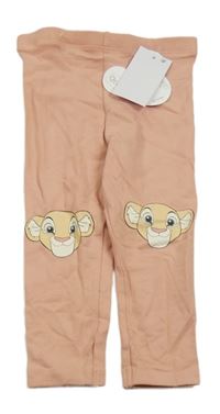 Nové - Starorůžové legíny s Nalou - Lví král Primark