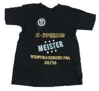 Černé tričko s nápisem