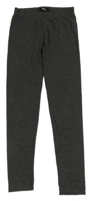 Tmavošedé melírované legíny H.I.S