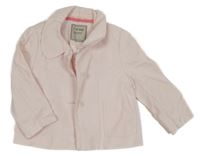 Světlerůžová plátěná jarní bunda Next