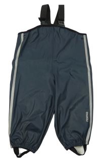 Tmavomodré nepromokavé laclové kalhoty Reima