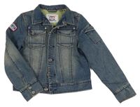 Tmavomodrá riflová bunda s kapsami mexx