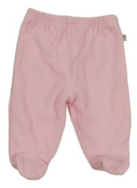 Růžové fleecové podšité polodupky 