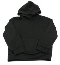 Černá mikina s hvězdou a kapucí shein