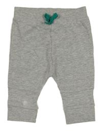 Šedé melírované tepláky