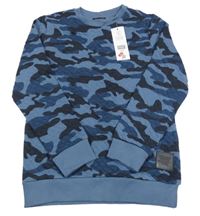 Nové - modrá army mikina F&F