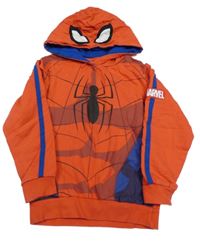 Červeno-modrá mikina s kapucí - Spiderman Marvel