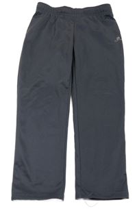 Tmavošedé sportovní funkční tepláky Domyos