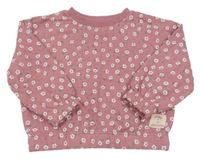 Růžová květovaná mikina Primark