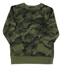Khaki-černá army mikina George