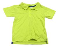 Neonově žlutozelené polo tričko Ergee