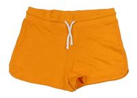 Oranžové teplákové kraťasy Matalan