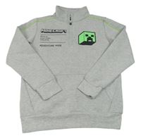 Šedá sportovní mikina - Minecraft Primark