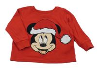 Červené triko s Mickeym Disney