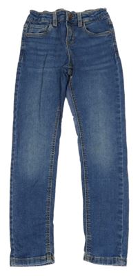 Tmavomodré skinny rifle C&A