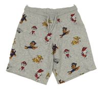 Světlešedé teplákové kraťasy - Tlapková Patrola C&A