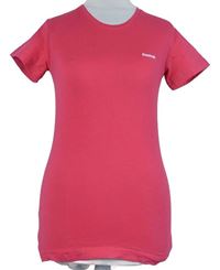 Dámské tmavorůžové tričko s logem Reebok 