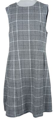 Dámské černo-šedé kostkované šaty Dorothy Perkins 