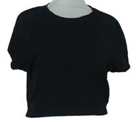 Dámské černé crop tričko Primark 