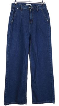 Dámské tmavomodré baggy rifle Denim 